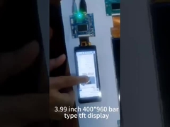 3.99 inç Çubuk Tipi LCD Ekran 400x960 PCAP Dokunmatik Ekran Kapasitif Dokunma ile 40 Pin