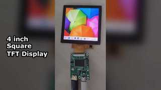 4 İnç 720x720 Kare TFT Ekran
