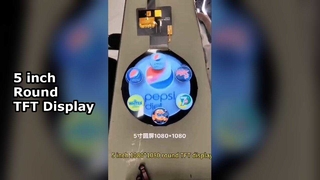 5 inç 1080x1080 Dairesel TFT LCD Modül