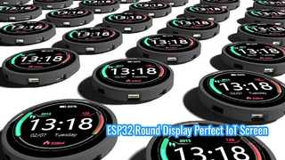 1,28 İnç Yuvarlak ESP32-C3 Ekran Modülü