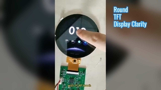 2.1 inç 480x480 Yuvarlak TFT Ekranı