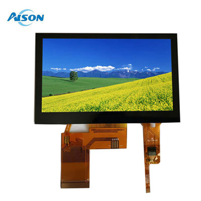 4.3 inçlik LCD Ekran 400 Cd/M2 IPS Kapasitatif Dokunmatik Ekran 480x272