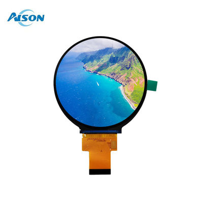 2.76 inç 480x480 Dairesel IPS TFT LCD Modülü MIPI Arayüzü 300 nit 2.8 inç Yuvarlak Ekran