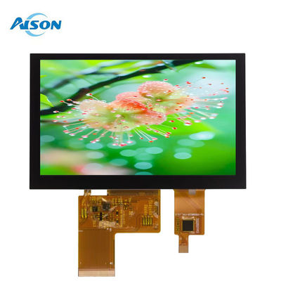 5 inç 800x480 IPS Kapasitatif Dokunmatik TFT Ekranı 350 cd/m2