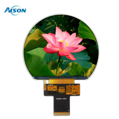 3.54 inç 800x640 Yuvarlak TFT Ekranı SPI TFT Ekranı 1000 Cd / M2 3SPI + 18Bit RGB Arayüzü ile