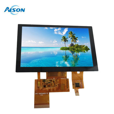 5' 800x480 TFT LCD Ekran Modülü 5 Inch IPS LVDS TFT Ekranı 500 Cd/M2