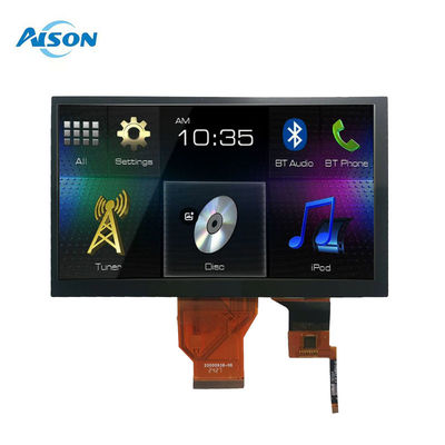 7 inç 800x480 TFT LCD Modülü 50 Pin LCD Ekranı RGB 24 Bit Endüstriyel Uygulama