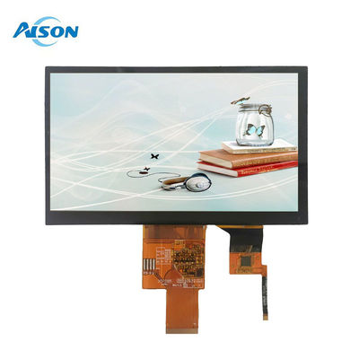 7 inç LCD Ekran Modülü 400 Cd/M2 TFT LCD Dokunmatik Ekran 800x480