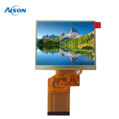 3.5 inç IPS TFT LCD Ekranı 640x480 TFT LCD Kapasitatif Dokunmatik Ekran 1000 Cd/M2 RGB Arayüzü ile