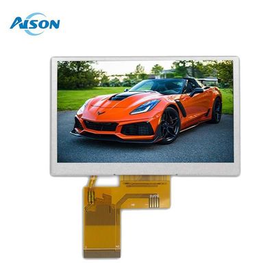 4.3 inç 800x480 IPS TFT LCD Ekranı 450 Cd/M2 RGB Arayüzü