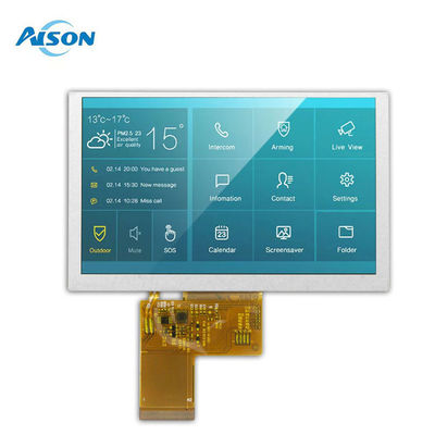 5 inç IPS LCD Ekran Modülü 800x480 Endüstriyel Ekran Modülü 40 Pin RGB Arayüzüyle