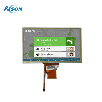 7 inç TFT Resistive Touch Screen 800X480 Dokunmatik Ekran Ekran Modülü 300 Cd/M2