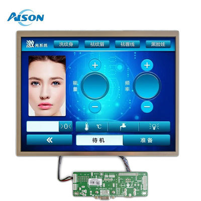 12.1 inç 1024x768 endüstriyel TFT ekranı IPS görüntüleme yönü ile 650 cd/m2