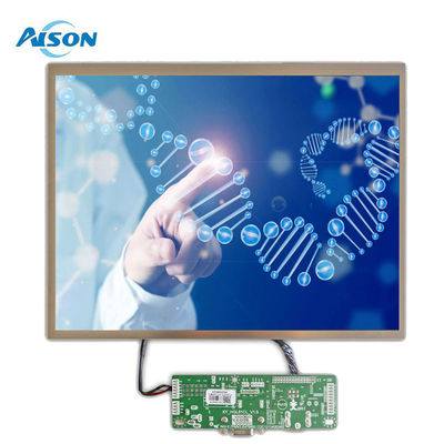 12.1 inç Endüstriyel TFT Ekranı 1024x768 Özel TFT Ekranı 650 Cd/M2 LVDS Arayüzü ile