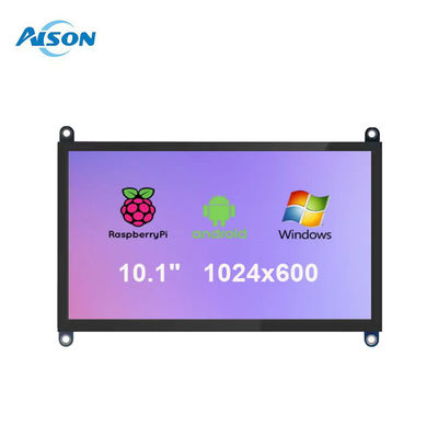 10.1 inç Raspberry Pi Ekranı 1024X600 HDMI USB Dokunmatik Ekran 450 cd/m2