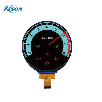 4 inç 720x720 Ekran 4 Şeritli MIPI Arayüzü 300 Cd/M2 Yuvarlak TFT Ekranı