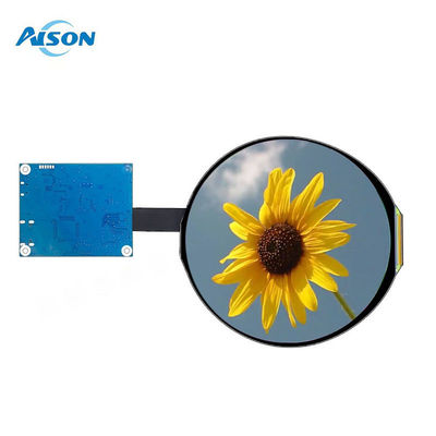 5.0" 1080x1080 Yuvarlak TFT Ekranı MIPI Arayüzü 350 nit