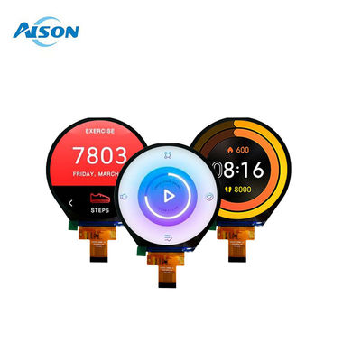 3.4 inç 800*800 Dairesel TFT LCD Ekranı Akıllı Ev Endüstriyel Kontrolü için MIPI Arayüzü 30 Pin