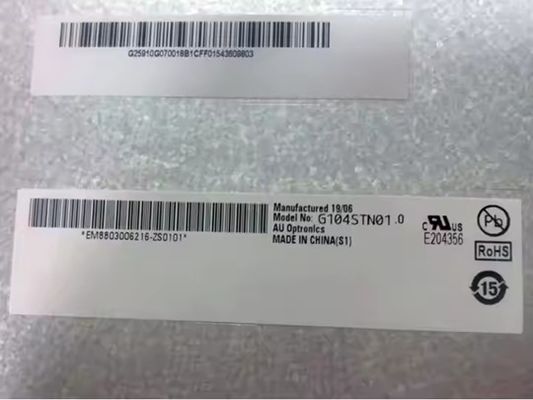10.4 inç AUO 800X600 LVDS TFT LCD Ekranı 400cd/m2 Endüstriyel için
