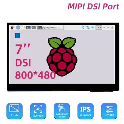 4.3 inç 800x480 DSI TFT Dokunmatik Ekran Raspberry PI için
