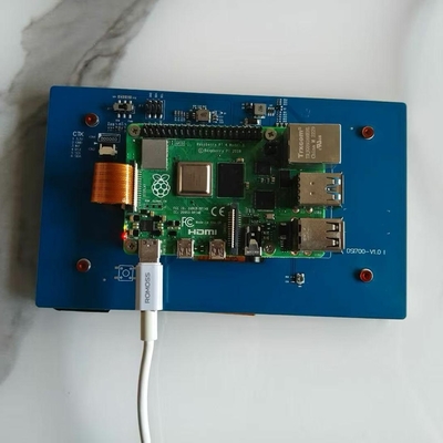 7 inç MIPI-DSI IPS LCD Ekranı Raspberry Pi 5 4 3 için Kapasitatif Dokunmatik Ekran