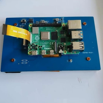 7 inç MIPI-DSI IPS LCD Ekranı Raspberry Pi 5 4 3 için Kapasitatif Dokunmatik Ekran