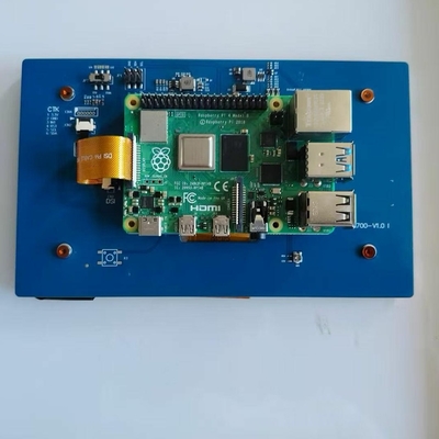 7 inç MIPI-DSI IPS LCD Ekranı Raspberry Pi 5 4 3 için Kapasitatif Dokunmatik Ekran