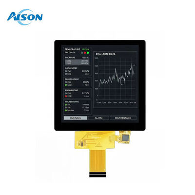 3.95 İnç 720X720 MIPI Kare LCM TFT LCD Ekran Kapasitif Dokunmatik Ekran LED Arka Işık GT911 ile 86 Kutulu Akıllı Ev için