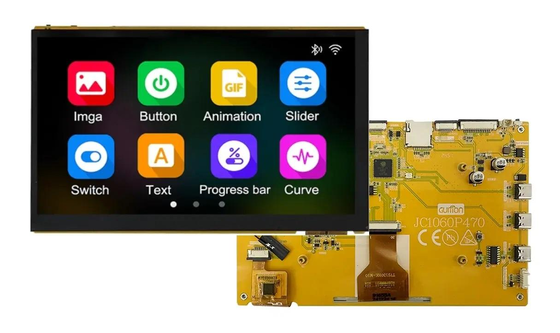 LCD Ekranlı ve Yerleşik ESP32-C6 Kapasitif Dokunmatik 7 İnç ESP32 P4 Geliştirme Kartı