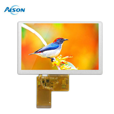5 inç TFT LCD Ekran 800x480 Ekran 500 Cd/M2 RGB 24 Bit TN 40pin