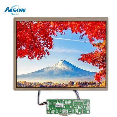 12.1 inç 1024x768 endüstriyel TFT ekranı IPS görüntüleme yönü ile 650 cd/m2