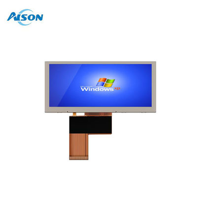 3.9 inç 480x128 Manzara Çubuğu Tipi LCD Ekranı 500 Cd/M2 Eğiliş Çubuğu LCD Monitörü Özel