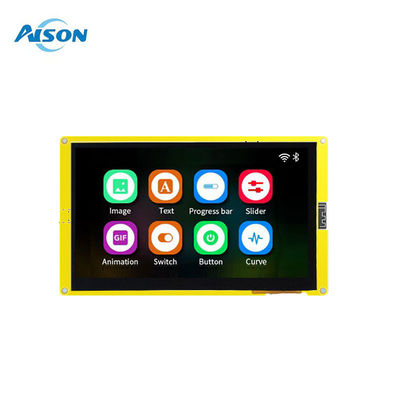 7 inç ESP32 Ekran Modülü 5V Kapasitif Dokunmatik Ekranlar 500mA 8M PSRAM LVGL