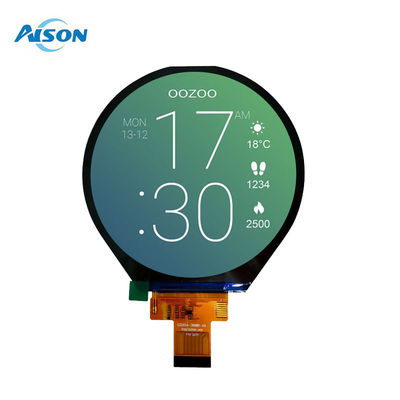 3.4 inç 800*800 Dairesel TFT LCD Ekranı Akıllı Ev Endüstriyel Kontrolü için MIPI Arayüzü 30 Pin
